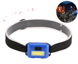 TD® Torche Frontale de camping/ Lampe Lanterne d'extérieur LED 3 Mode AAA Projecteur Phare Camping Réglable Lumière Bleu