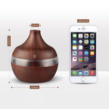 TD® Purificateur d'air ultrasonique d'intérieur de ménage d'usb d'humidificateur de 300ml 7 couleurs