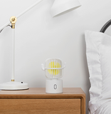INN® Mini Ventilateur de Table Portable USB Cactus - 3 Vitesse Réglable - Rotation à 80° - Silencieux & Oscillant Ventilateur à Main