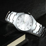 INN® Montre décontractée pour homme Calendrier lumineux Montre Montre pour homme Coffret cadeau Montre chic Cadeau de vacances  Homm