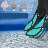 TD® Réglable élastique pied ouvert plongée en apnée natation palmes courtes taille M équipement de plongée en plein air