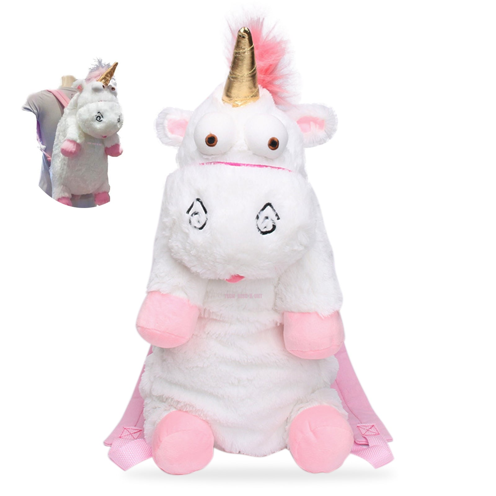 TD® Sac en peluche licorne doux maternelle gouter fille enfant à