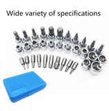 TD® Caisse Outils / Boite à Outils de 34 pièces Écrous Set Clés à Douilles/ Bricolage/ Réparation