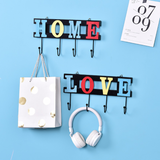Crochet de suspension créatif maison chambre patère tenture murale décoration murale crochet de couleur derrière la porte une