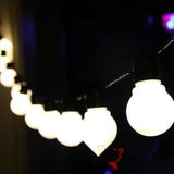 TD® Guirlande lumineuse led, guisette G50, guisette d'extérieur, guirlande de boules, fête de ma - Modèle: Blanc doux 5m