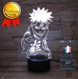 TD® Naruto en forme de veilleuse 3D pour garçon LED 7 couleurs tactile lampe de table COS15700