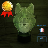 TD® 3D Veilleuse 3D Led Night Light Birdcage Modèle 7 Couleur 5V Usb Led Lampe De Lave Touch Illusion Night Light Vacances MZW229714