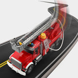 TD® Échelle de lutte contre l'incendie à jet d'eau inertielle voiture son et lumière puzzle simulation modèle enfant voiture jouet