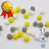 TD® Guirlande lumineuse LED 20 boules de coton LED String Light