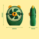 TD® Marée créative cool ours 6 pouces ventilateur de bureau usb charge maison dessin animé bureau grand vent ventilateur