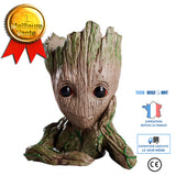 TD® Pot Groot Gardiens de la Galaxie Pot pour fleurs ou stylos - accessoire de rangement à thème - personnage super héros