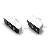 TD® révei enfant matin lumineux numérique led horloge de voyage digital petite de bureau silencieux gros chiffres design pas cher