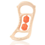 TD® Anneau de yoga ouvert épaule beauté dos 2 rouleaux massage fitness relax muscle cuisse anneau clip jambe fascia anneau extensibl