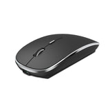 TD® Chargement, souris sans fil Bluetooth 2.4G double mode, téléphone portable, tablette, bureau, jeux, ultra-mince et silencieux