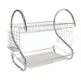 TD® Égouttoir à vaisselle à double couche multi-fonctionnel de type S fournitures de cuisine de stockage de vaisselle à double couch