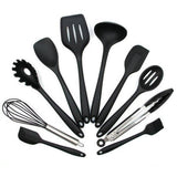 TD® 10pcs kit de outils de cuisson Ustensile de cuisine Silicone Noir Soyez le premier à donner votre avisPosez une question sur ce