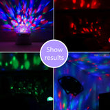TD® Enceinte bluetooth lampe de scène lumineux projection haut parleur disco lumière soirée éclairage puissant haute qualité bar fêt
