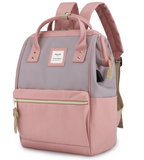 TD® Hethrone Sac à Dos Femme 15.6 Sac à Dos Pc Antivol Imperméable Backpack pour Scolaire Voyage Travail Décontracté Rose Gris USB