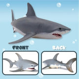 TD® 17cm Jouet en Forme de Requin Réaliste,Modèle Animal de Simulation de Réaliste Pour Enfants Enfants Cadeau de Noël