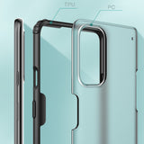 TD® Coque de téléphone transparente givrée pour OnePlus 8T Four Corners All-Inclusive Drop-Proof Cover TPU Soft Edge Back Cover