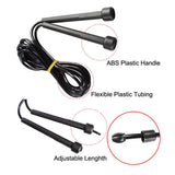 TD® Mâle et femelle porte-plume petite poignée en caoutchouc corde à sauter commande en plastique petite corde à sauter rapide noir