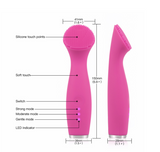 TD® Brosse de nettoyage faciale de silicone imperméable électrique machine de massage faciale de nettoyage de pores