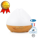 INN® Diffuseur huiles Essentielles Parfum Electrique 400ml Humidificateur d'air Ultrasonique Brume Fraiche Arôme veilleuse colorée v