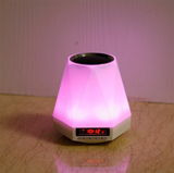 INN® Haut-parleur Bluetooth sans fil intelligent LED Réveil portable Mini haut-parleur Bluetooth coloré