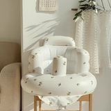 TD® Portable bébé assis et debout tabouret de bain chaise anti-chute siège d'apprentissage bébé canapé gonflable pliable