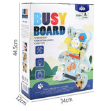 TD® Puzzle pour enfants ours occupé jeu de société bébé utilise  son  cerveau pour déverrouiller et déverrouiller des jouets en bois