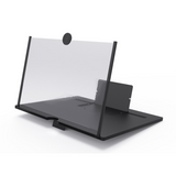 TD® Support de plaque mince pour amplificateur d'écran de téléphone portable pliable HD pour la maison - NOIR