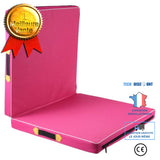 TD® Tapis Pliable Exercice de sol/ Danse Tapis de yoga Gymnastique Tapis Entraînement pour la maison Judo Gymnase 100x50x5cm (Rose)