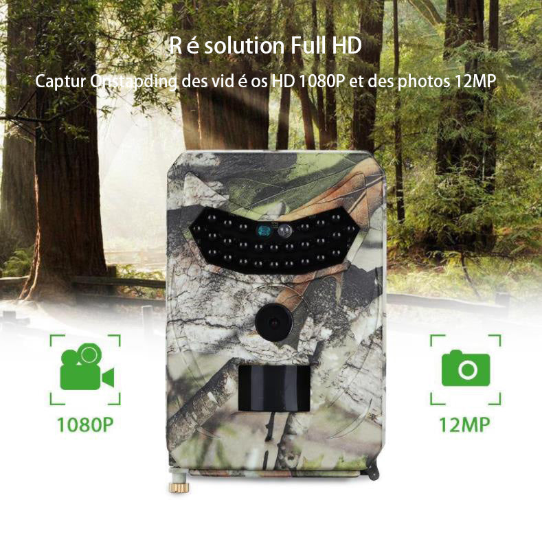 Caméra de Surveillance Infrarouge HD 1080P Grand Angle