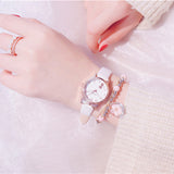 INN® Montre électronique à quartz analogique pour enfants, montre pour fille et bracelet pour fille, cadeau d'anniversaire pour femm