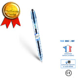 TD® Appuyez sur stylo gel stylo petite personnalité fraîche papeterie créative stylo à eau bleue，Paquet de 2