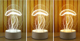 TD® LED Veilleuse 3D petite lampe de table chambre lampe de chevet plug-in lampe d'alimentation - Lampe LED décoration de chambre