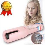 TD® Bâton de curling automatique de chargement sans fil USB Écran d'affichage LCD Écran anti-brûlure main bâton de curling paresseux