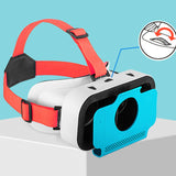 TD® Expérience de jeu immersive 3D stéréo HD lunettes multimédia à distance oculaire réglable à double lentille compatibles avec Swi