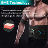 TD® Ceinture d'autocollant de muscle abdominal d'EMS d'écran tactile Ceinture de massage de réducteur de ventre