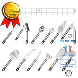 TD® Ustensiles Cuisine Lot de 13 Pièces Poignets en Acier Inoxydable Lave-Vaisselle Haute/ Résistance à la Chaleur  /Anti-Rouille