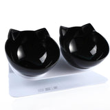 TD® Gamelle chat chien surélevée double bol avec support animaux nourriture croquette eau hauteur design plastique mignon antidérapa