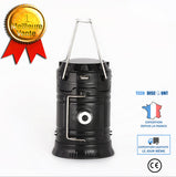 TD® Lampe de Camping LED Ultra Bright Lampe Camping Pliable Extérieur Résistant à L'eau Lampe de tente de secours portative d'extéri