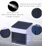 TD® USB Mini Air Cooler Réfrigération Accueil Bureau Ventilateur De Refroidissement Portable Mobile Humidification Fan