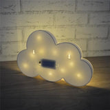 TD® Lampe de chambre nuageuse enfant nuage décoration intérieur luminaire LED forme nuage couleur blanche chambre bébé enfant LED