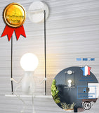 TD® lampe poupee de mode balancoire creative interieur exterieur salle de bain chambre led enfant eclairage decoration design modern