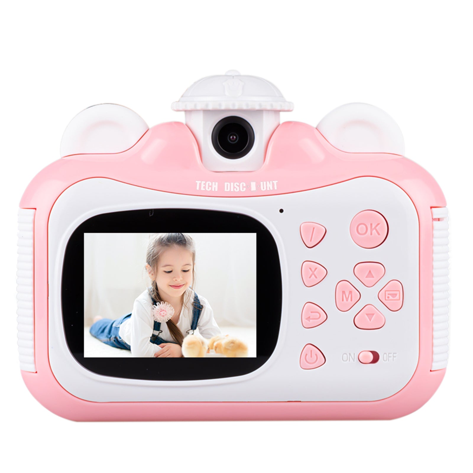 TD® Mini mini SLR HD numérique enfant bouton Polaroid impression