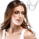 Masque facial PC masque transparent transfrontalier isolement protecteur masque anti-éclaboussures masque masque facial trans