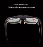 TD® Paire de lunettes Cinéma Rechargeable/Projecteur lunettes 3D à obturateur actif DLP/Solide et Durable/Distance 15 m/50h Autonomi