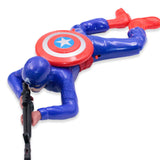 TD® Les jouets pour enfants avec lumière et son ramperont des soldats rampants Jouet électrique Captain America pour soldats rampant