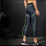 Pantalon court PRO pour hommes, course de sport de fitness à impression tridimensionnelle, collants extensibles à séchage  pa